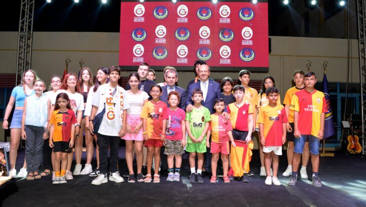 Cumhurbaşkanı Tatar, Galatasaray Spor Kulübü’nün Spor Okulları’nın açılış törenine katıldı
