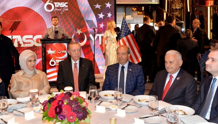 Cumhurbaşkanı Ersin Tatar, Türk-Amerikan Ulusal Yönlendirme Komitesi tarafından düzenlenen akşam yemeğine katıldı