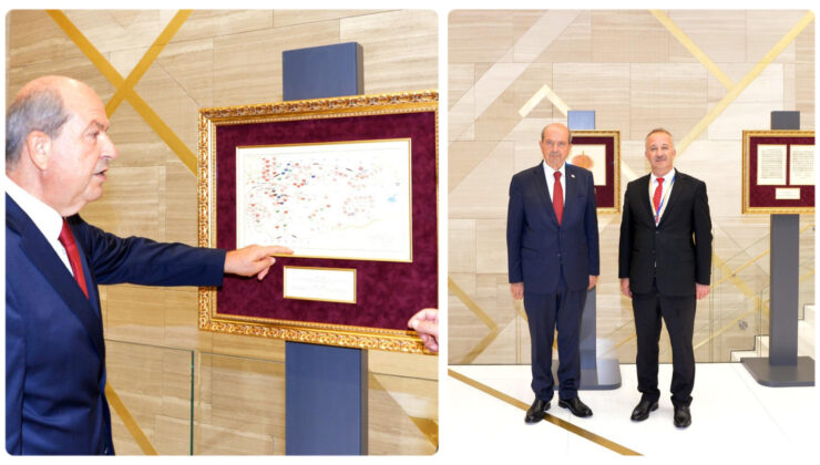 Cumhurbaşkanı Tatar, Türkiye Cumhuriyeti’nin kuruluşunun 100’ncü Yılı ve Türkiye ABD ilişkileri münasebetiyle düzenlenen sergiye katıldı