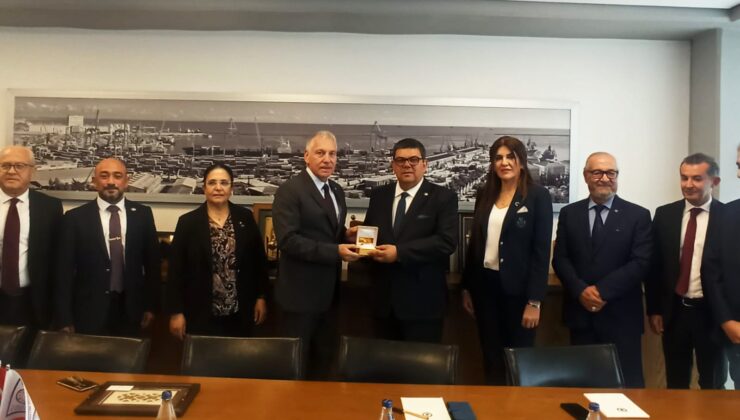Maliye Bakanı Berova, Mersin Deniz Ticaret Odasını ziyaret etti