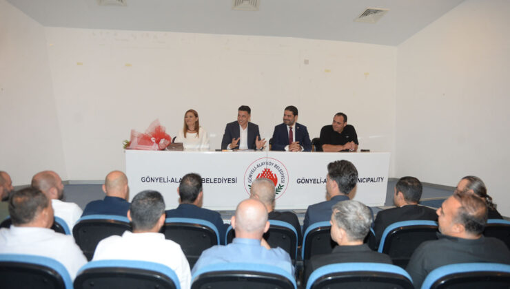 UBP Lefkoşa İlçesi Yöneticileri, Gönyeli-Alayköy Belediyesini ziyaret etti