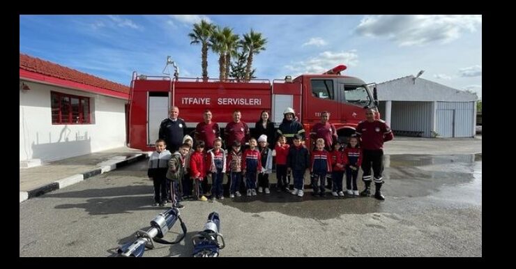 TatlIsu İlkokulu öğrencileri Geçitkale İtfaiye Şubesi’ni ziyaret etti