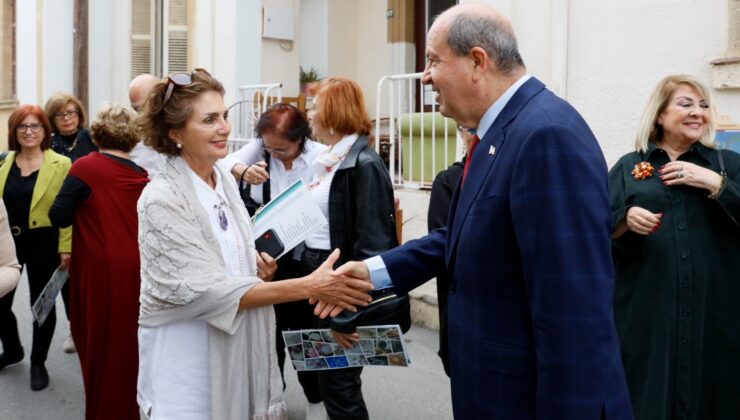 Cumhurbaşkanı Tatar, “Herşey Hiçbir Şey” Resim sergisine katıldı – BRTK