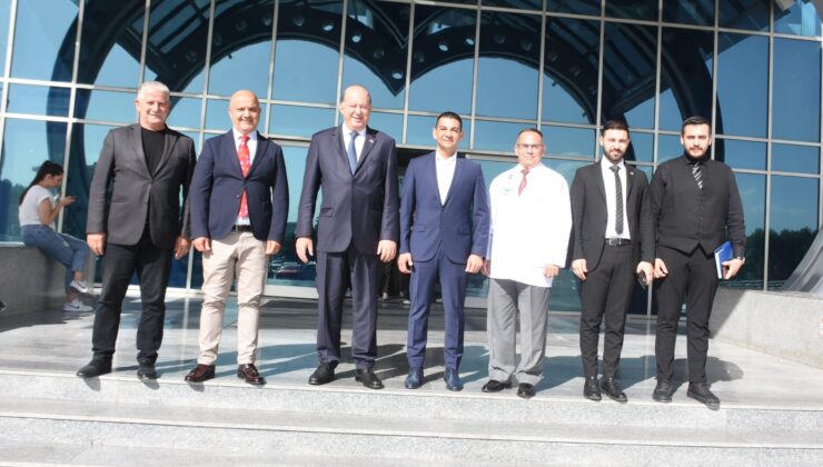 Dinçyürek, Yakın Doğu Üniversitesi Hastanesi’ni ziyaret etti