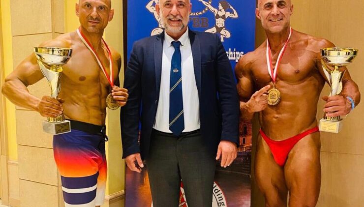 Millilerden uluslararası başarı..Hüseyin Çokbilen ve Hasan Artam IFBB Akdeniz Şampiyonu