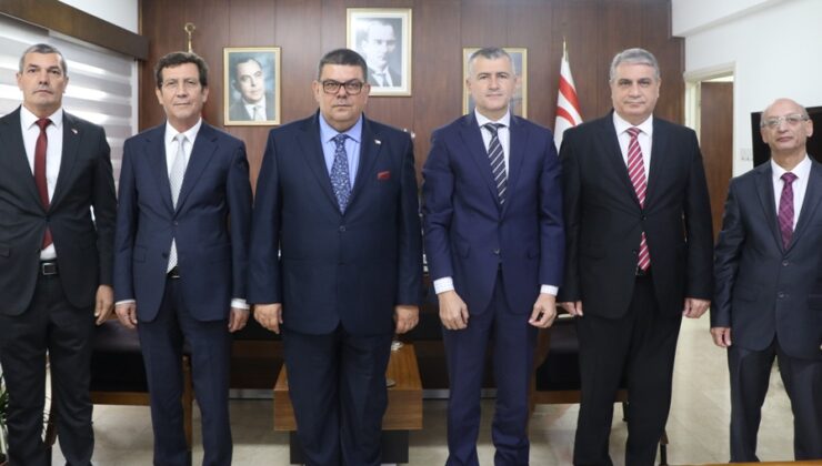 Maliye Bakanı Berova, Kuzey Kıbrıs Bankalar Birliği heyetini kabul etti