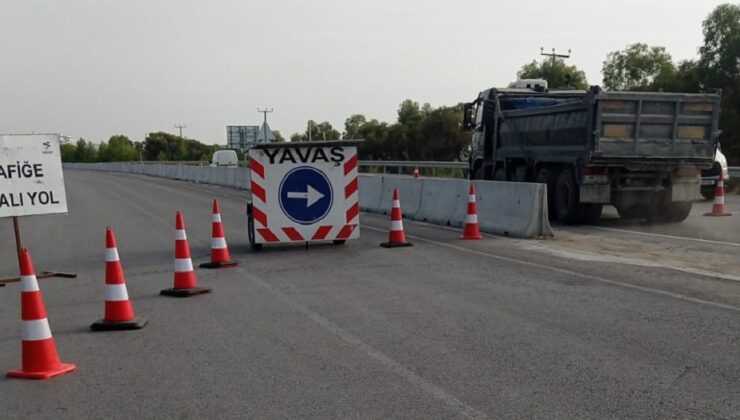 Asfalt çalışması nedeniyle Balanan- Yenierenköy yolunun bir kısmı trafiğe kapanacak