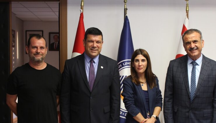 GMB Başkanı Süleyman Uluçay, DAÜ Rektörü Prof. Dr. Hasan Kılıç’ı ziyaret etti
