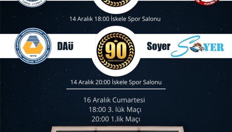 Basketbolda 90.Yıl İskele Kupası