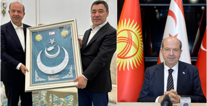 Cumhurbaşkanı Tatar, Kırgızistan Cumhurbaşkanı Caparov ile görüştü