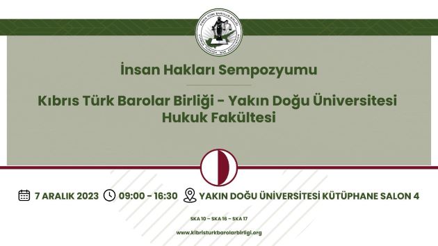 İnsan Hakları Sempozyumu yarın yapılacak