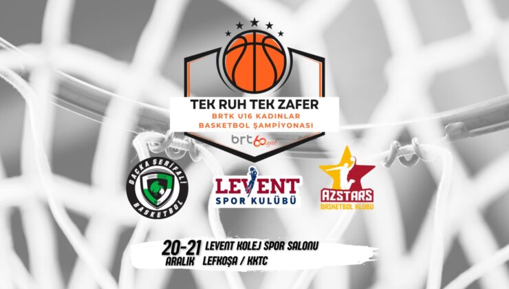 “BRTK U16 Kadınlar Tek Ruh Tek Zafer Basketbol Şampiyonası” yapılacak