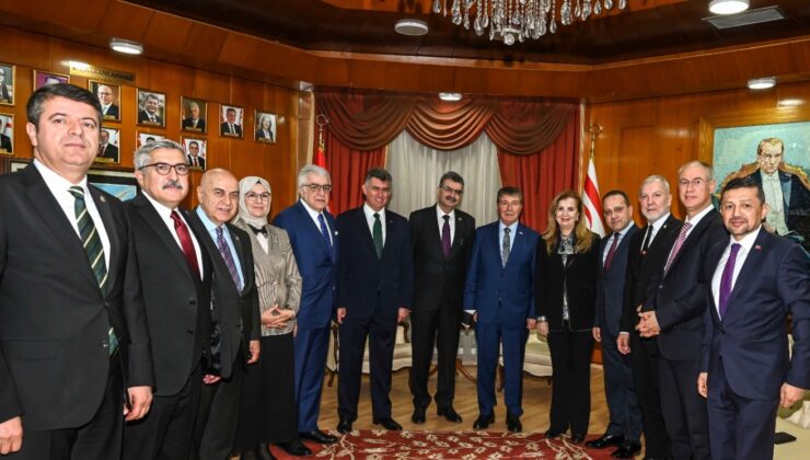 Başbakan Üstel, Türkiye-KKTC Parlamentolar Arası Dostluk Grubu’nu kabul etti