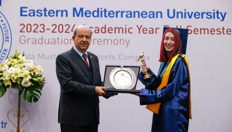 Tatar, Doğu Akdeniz Üniversitesi Mezuniyet Törenine katıldı