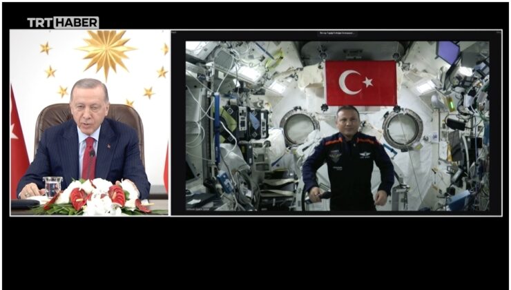 TC Cumhurbaşkanı Erdoğan, ilk Türk astronot Gezeravcı ile görüştü