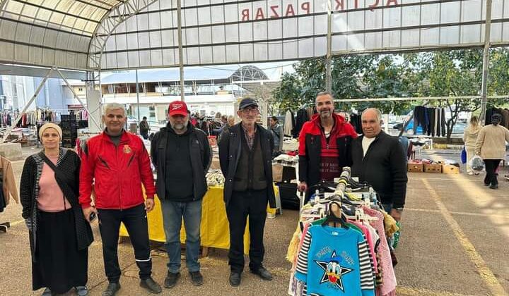 Girne’de her Pazar ikinci el eşya satışı pazarı