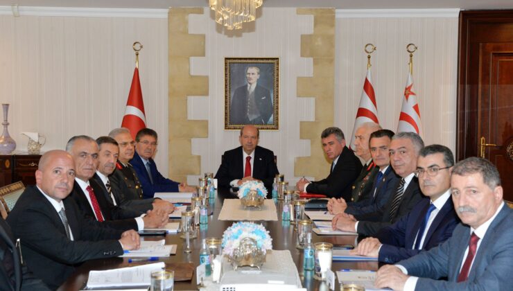 Cumhurbaşkanı Tatar’ın başkanlığında üst düzey toplantı yapıldı