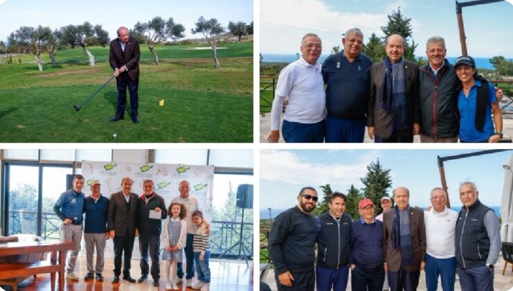 Cumhurbaşkanı Tatar, golf kupası ödül törenine katıldı