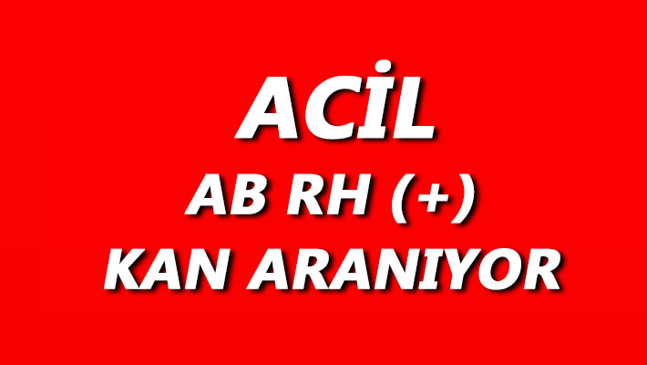 Mahmut Öztürk adına AB RH+ kan aranıyor!