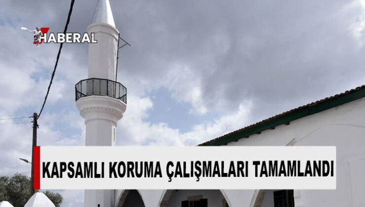 Lefkara Hamidiye Camisi’nde yürütülen koruma çalışması tamamlandı