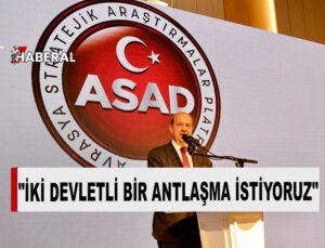 Cumhurbaşkanı Tatar, ASAD’ın iftar yemeğinde konuştu