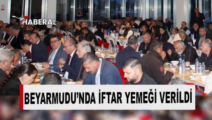 Beyarmudu Belediyesi iftar yemeği düzenledi