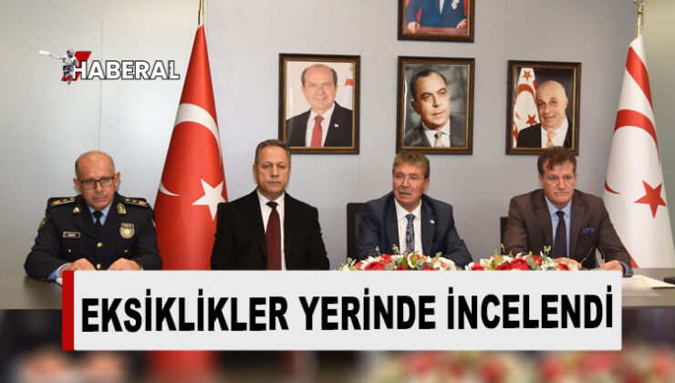 Başbakan Üstel, Ercan Havalimanı’nda paydaşlarla görüştü