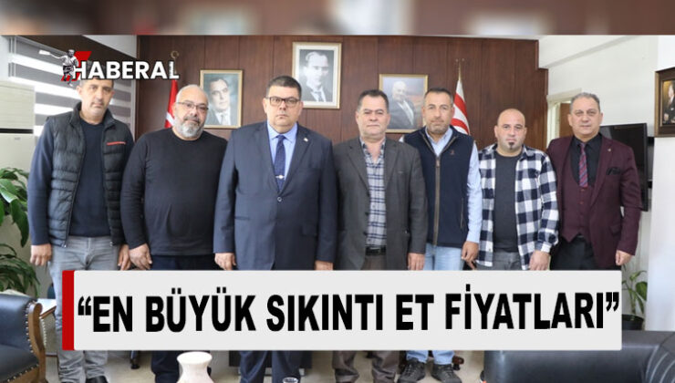 Maliye Bakanı Berova, Kıbrıs Türk Kasaplar Birliği heyetini ile görüştü