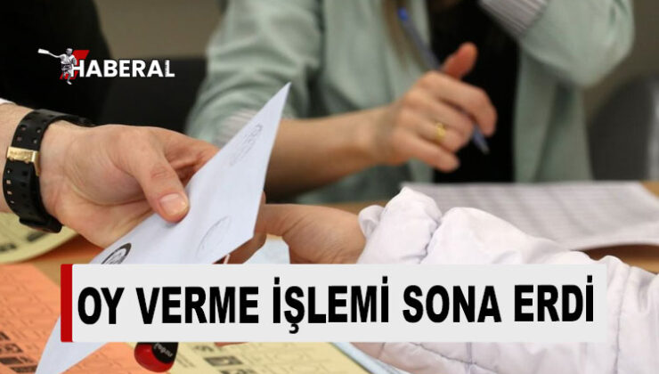 Türkiye’de Yerel Seçim için oy verme işlemi sona erdi
