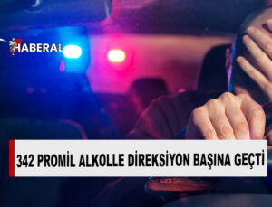 Granel Çemberi’nde kaza: 342 promil alkollü sürücü tutuklandı