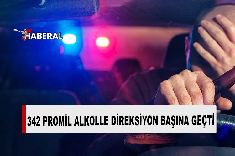 Granel Çemberi’nde kaza: 342 promil alkollü sürücü tutuklandı