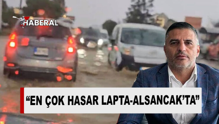 Aşırı yağışlar Lapta-Alsancak bölgesini vurdu!