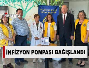 Mağusa Kale Lions Kulübü, Dr. Burhan Nalbantoğlu Devlet Hastanesi’ne bağışta bulundu