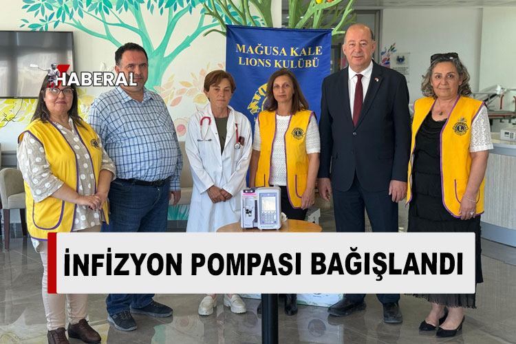 Mağusa Kale Lions Kulübü, Dr. Burhan Nalbantoğlu Devlet Hastanesi’ne bağışta bulundu