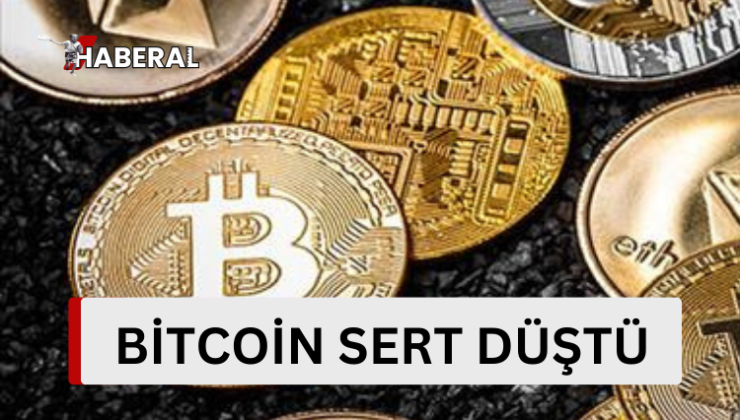Bitcoin sert düştü…