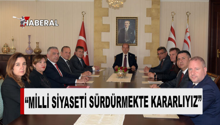 Tatar, Guterres ile görüşmesi öncesi siyasi parti başkanlarıyla görüştü