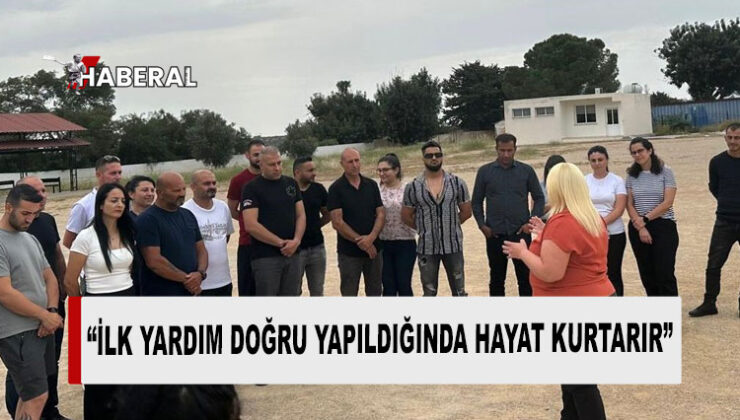 Mehmetçik Büyükkonuk Belediyesi personeline “İlk Yardım ve Afet Farkındalığı” eğitimi verildi