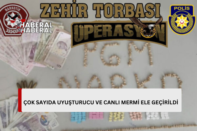 Girne’de “Zehir Torbası Operasyonu”: Yüklü miktarda uyuşturucu ve canlı mermiler ele geçirildi!