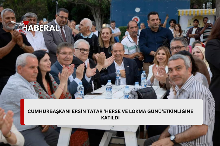 Cumhurbaşkanı Ersin Tatar, Girne Belediyesi ve Baf Türk Birliği işbirliğinde düzenlenen “Herse ve Lokma Günü” etkinliğine katıldı.