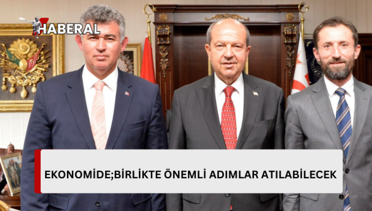 Cumhurbaşkanı Tatar, Türkiye’nin Lefkoşa Büyükelçisi Feyzioğlu ve KEİ Koordinatörü Öz’ü kabul etti.