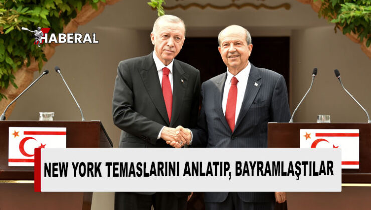 Cumhurbaşkanı Tatar ve Türkiye Cumhurbaşkanı Erdoğan bayramlaştı