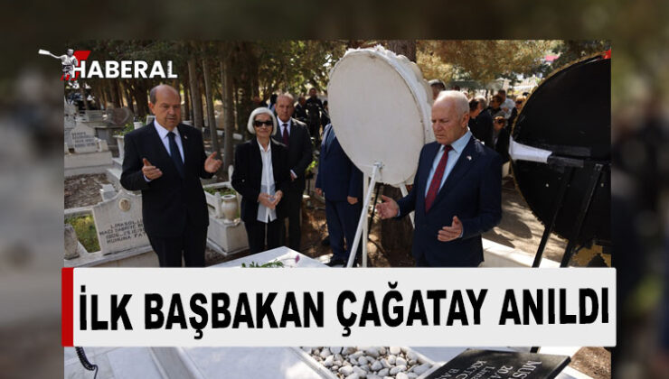 KKTC’nin ilk Başbakanı Mustafa Çağatay, kabri başında anıldı
