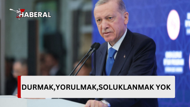 Erdoğan: “Bugüne kadar bölgeye sevk ettiğimiz toplam 45 bin tonu aşan yardım malzemesiyle bu zor günlerinde Filistin halkının yanında olduğumuzu gösterdik”