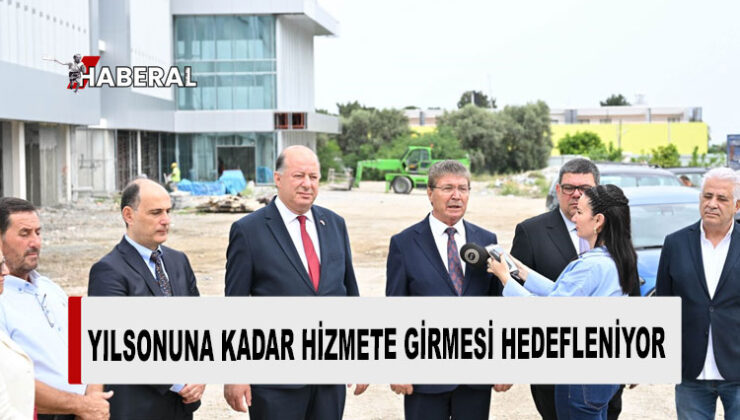 Başbakan Üstel yapımı süren Yeni Girne Hastanesi’ndeki çalışmaları yerinde inceledi