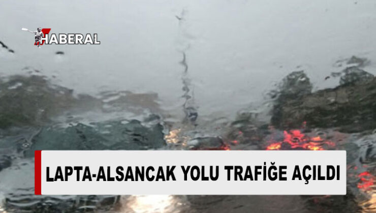 Lapta-Alsancak Anayolu yeniden trafiğe açıldı