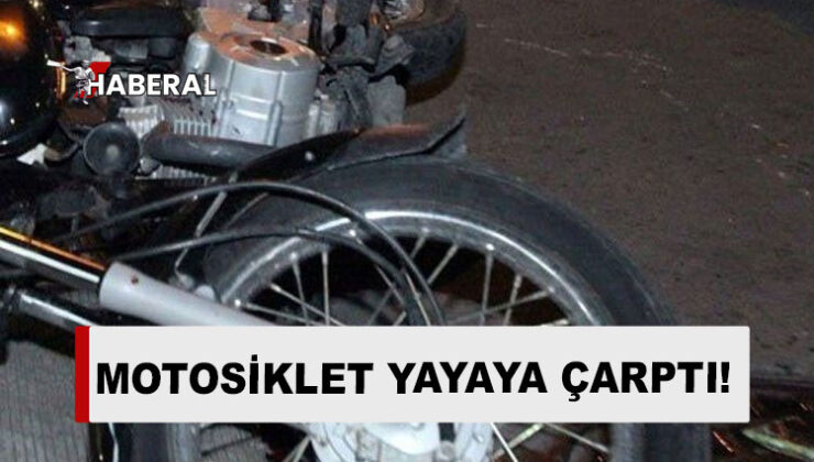 Lefkoşa’da motosiklet sürücüsü yayaya çarptı: 2 yaral