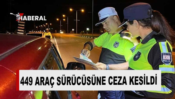 Trafik denetimlerinde 2 bin 280 sürücü kontrol edildi, 3 sürücü tutuklandı