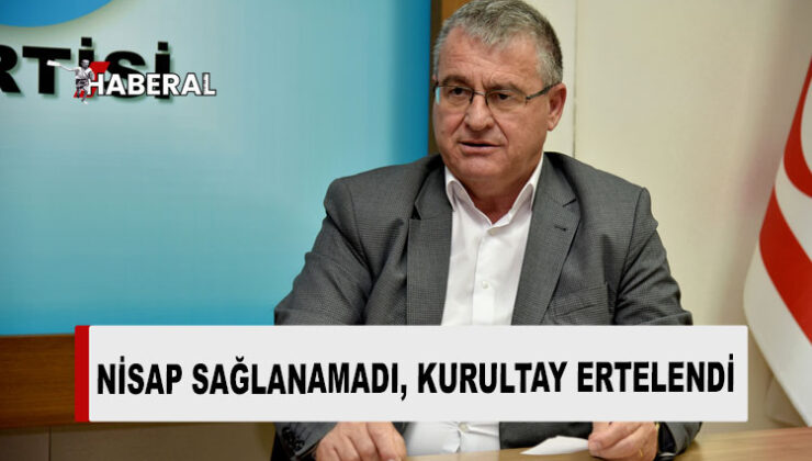  Yeniden Doğuş Partisi Kurultayı 28 Nisan’a ertelendi