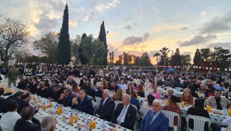 Güzelyurt’ta iftar programı…TC Cumhurbaşkanı Yardımcısı Yılmaz ve Başbakan Üstel iftar programına katıldı