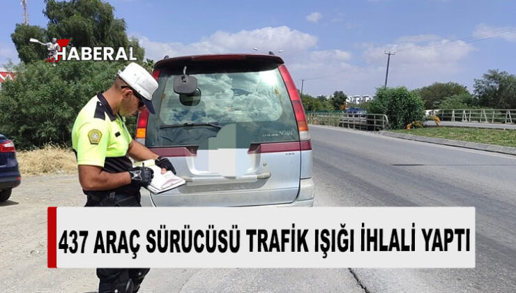 Trafik ışığı ihlallerine yönelik denetimler gerçekleşti